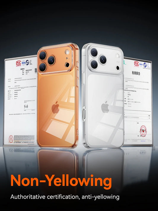 Anti-Vergilbung iPhone Huelle klar transparent anti-yellow clear iphone case detail view