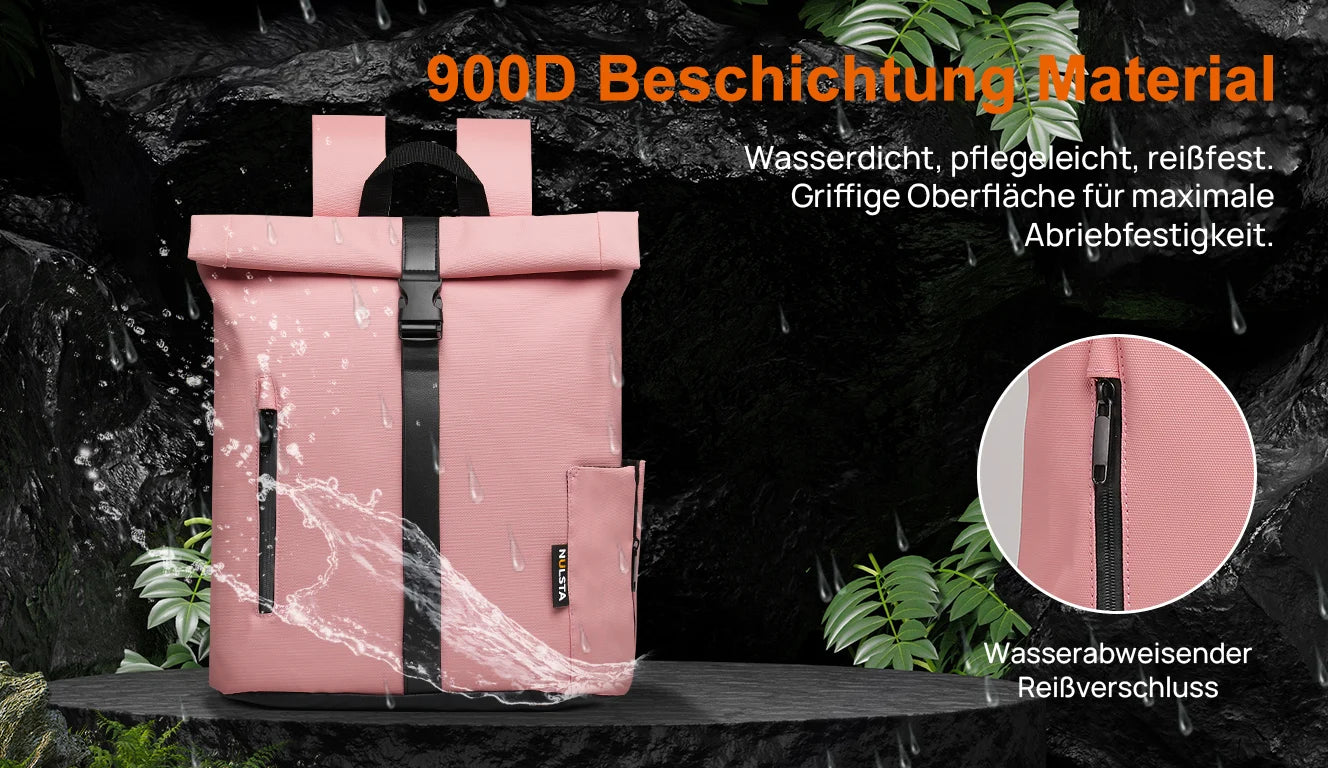 22L Anti-Diebstahl Laptop-Rucksack 15,6 Zoll Schule Outdoor leicht 6 Farben