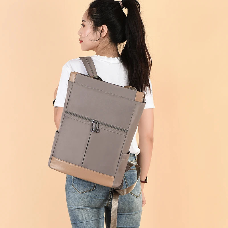 Damen-Rucksack aus Oxford-Stoff in vier Farbvarianten