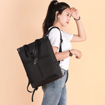 Damen-Rucksack aus Oxford-Stoff in vier Farbvarianten