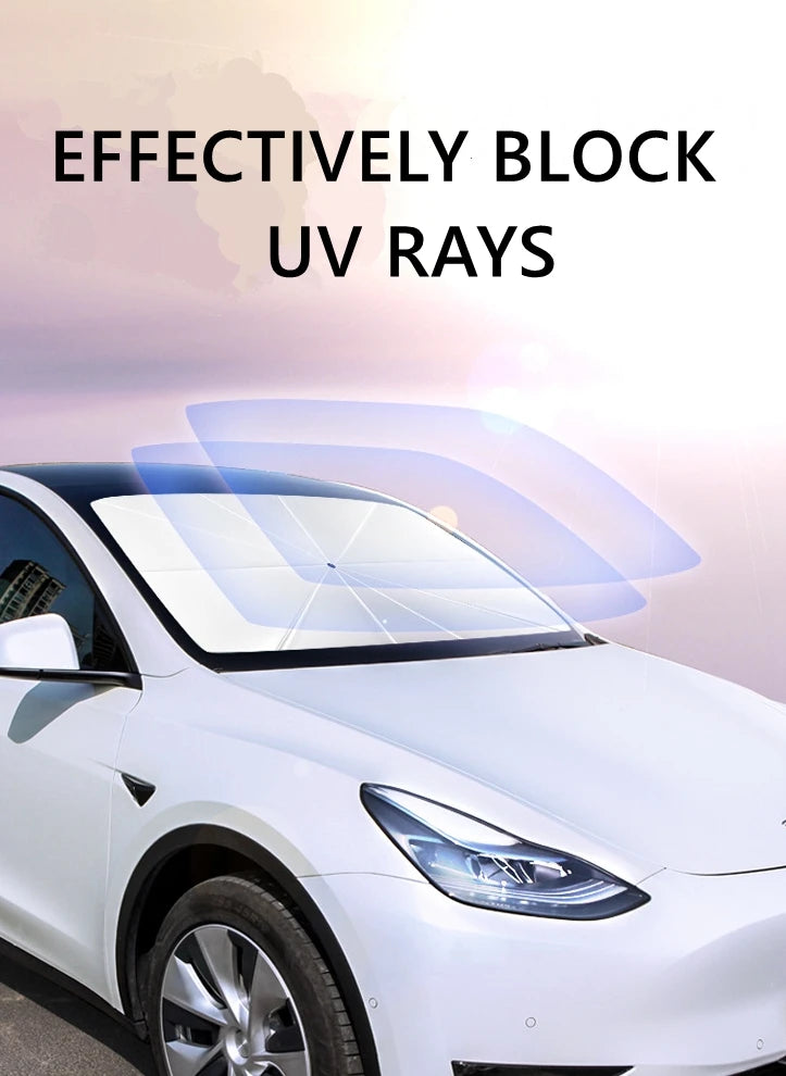 Auto Sonnenschutz Frontscheibe Ausrollbar UV-Schutz Hitzeisolierung Windschutzscheibe Parasol car sunshade windshield retractable sunscreen heat insulation front parasol universal
