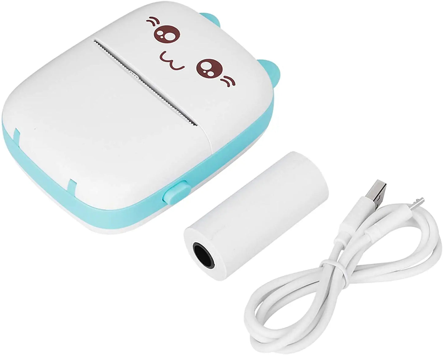 Tragbarer Mini Thermodrucker Bluetooth Foto Etiketten Drucker 203 DPI kabellos