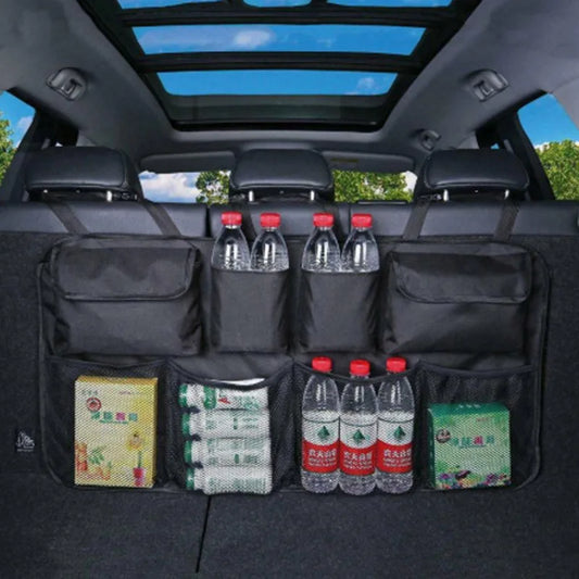 Kofferraum-Organizer Auto Oxford schwarz Rücksitz-Aufbewahrungstasche car trunk organizer backseat