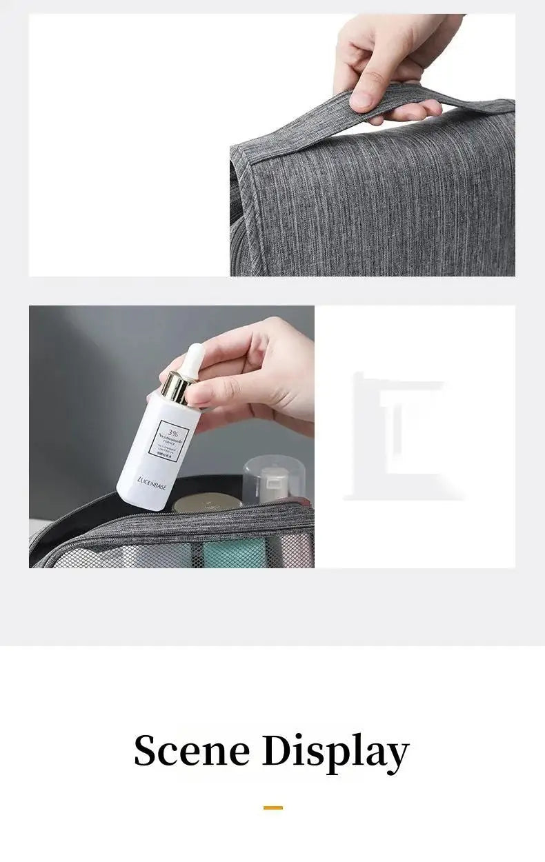 Oxford Kulturbeutel hängend Reise Kosmetiktasche wasserabweisend Unisex Profi