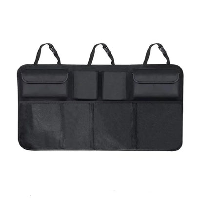 Alle enthaltenen Teile Organizer-Set ausgebreitet all included items car organizer set laid out