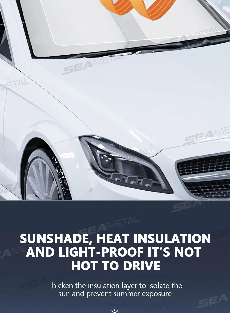BLALION Sonnenschutz Faltfunktion Aufbewahrung foldable storage sun shade car