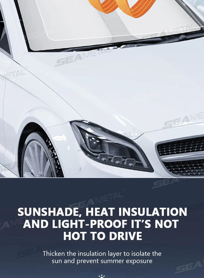 BLALION Sonnenschutz Faltfunktion Aufbewahrung foldable storage sun shade car