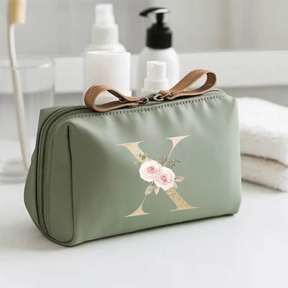 Bedruckte Kosmetiktasche aus Polyester mit Reißverschluss