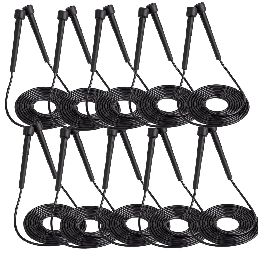 PVC Speed Springseil 2,8 m verstellbar Erwachsene Kinder Gym Fitness 1-10 Stück