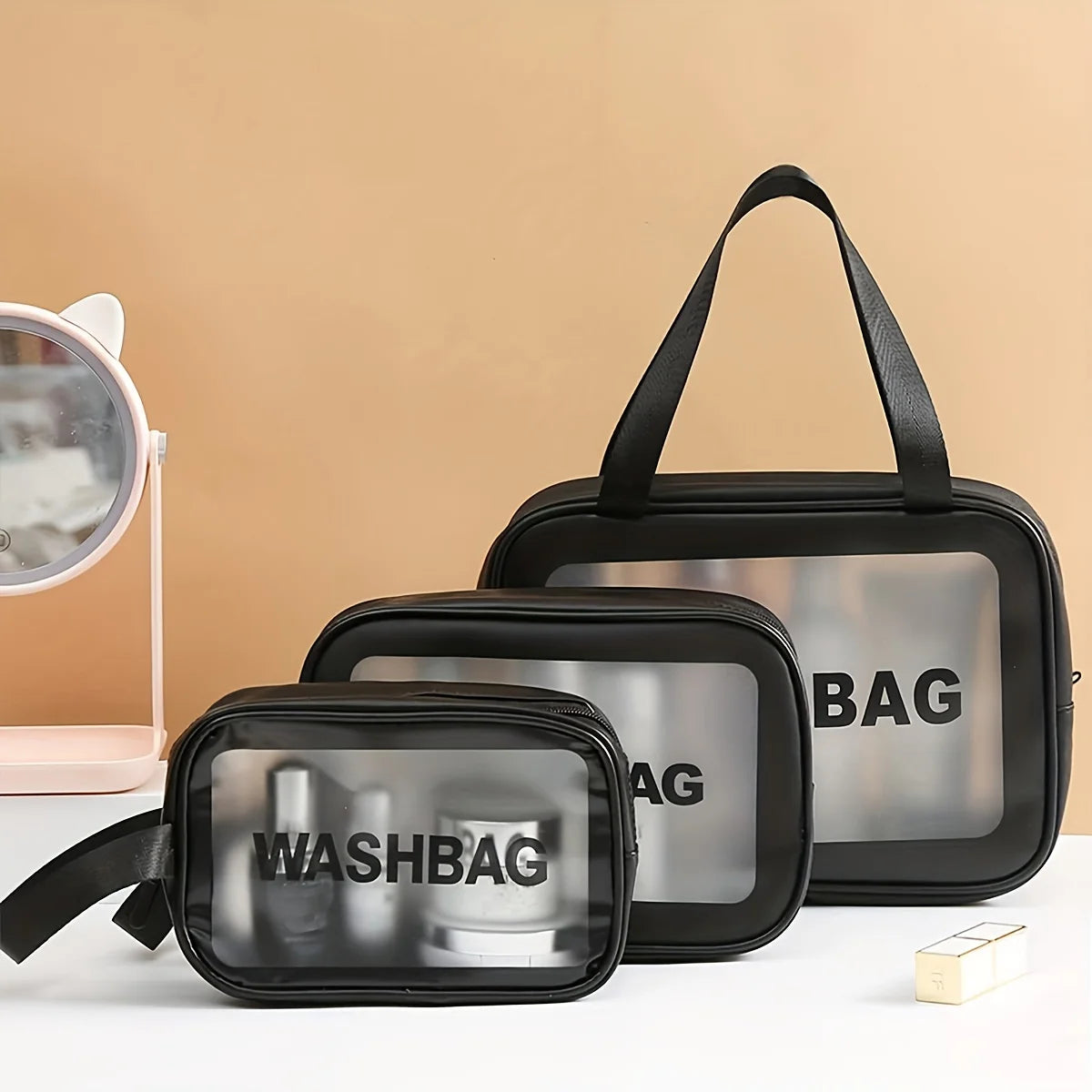 Portable Waschtasche Reise Organizer S M L Badezimmer Kosmetik multifunktional