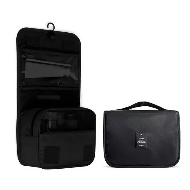 Reise Makeup Bag Wasserdicht Toilettenartikel Organizer Haken Damen 6 Farben