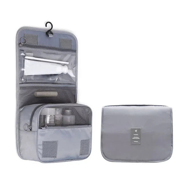 Reise Makeup Bag Wasserdicht Toilettenartikel Organizer Haken Damen 6 Farben