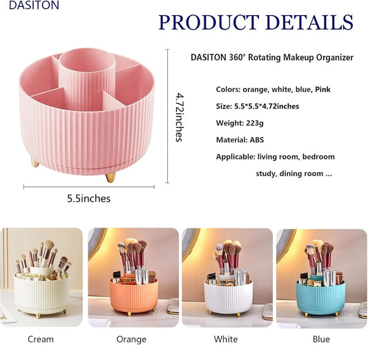 360 Organizer geoeffnet Pinsel Lippenstift open brushes lipstick