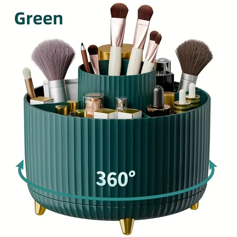 360° Makeup Organizer Drehbar Pinselhalter Lippenstift Schmuckbox 12 Varianten