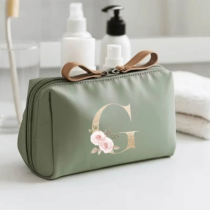 Bedruckte Kosmetiktasche aus Polyester mit Reißverschluss