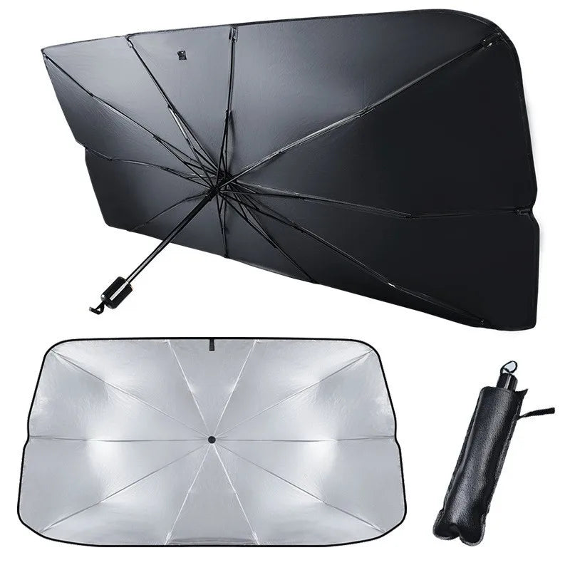 Auto Sonnenschutz Frontscheibe Ausrollbar UV-Schutz Hitzeisolierung Windschutzscheibe Parasol car sunshade windshield retractable sunscreen heat insulation front parasol universal