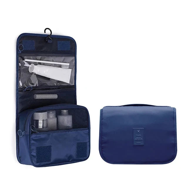 Reise Makeup Bag Wasserdicht Toilettenartikel Organizer Haken Damen 6 Farben