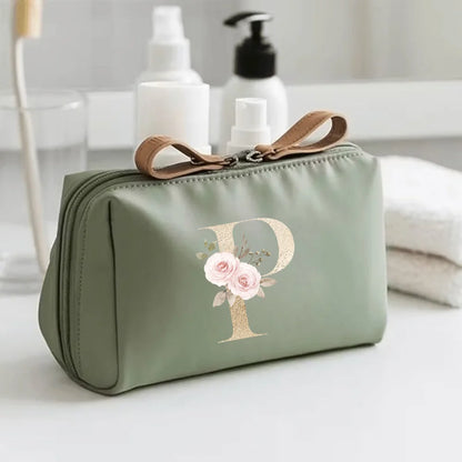 Bedruckte Kosmetiktasche aus Polyester mit Reißverschluss