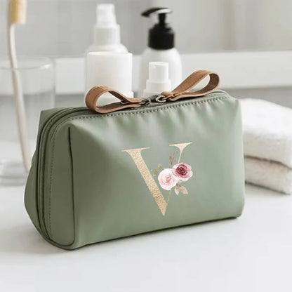 Bedruckte Kosmetiktasche aus Polyester mit Reißverschluss