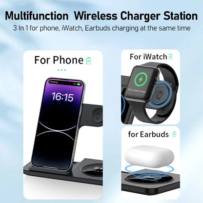 Faltbare Wireless-Ladestation in mehreren Ausführungen