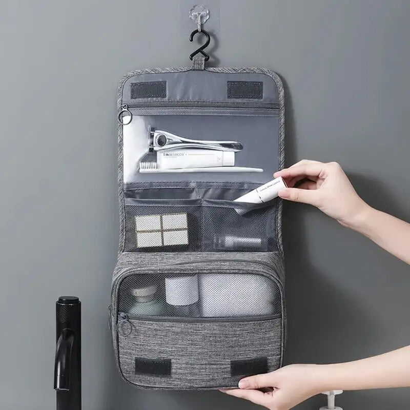 Oxford Kulturbeutel Herren Damen Business schwarz grau marine oxford toiletry bag men women