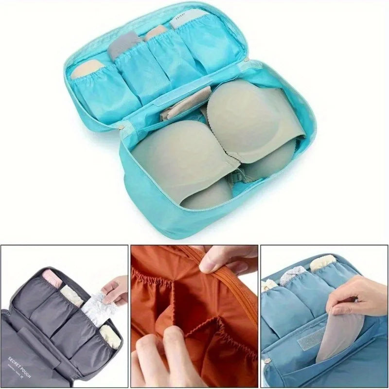 Portable BH-Unterwäsche-Organizer Reisetasche Kosmetiktasche 4 Farben Reise