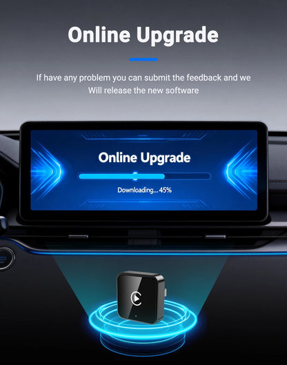 USB-Adapter für kabelloses CarPlay und Android Auto mit OTA