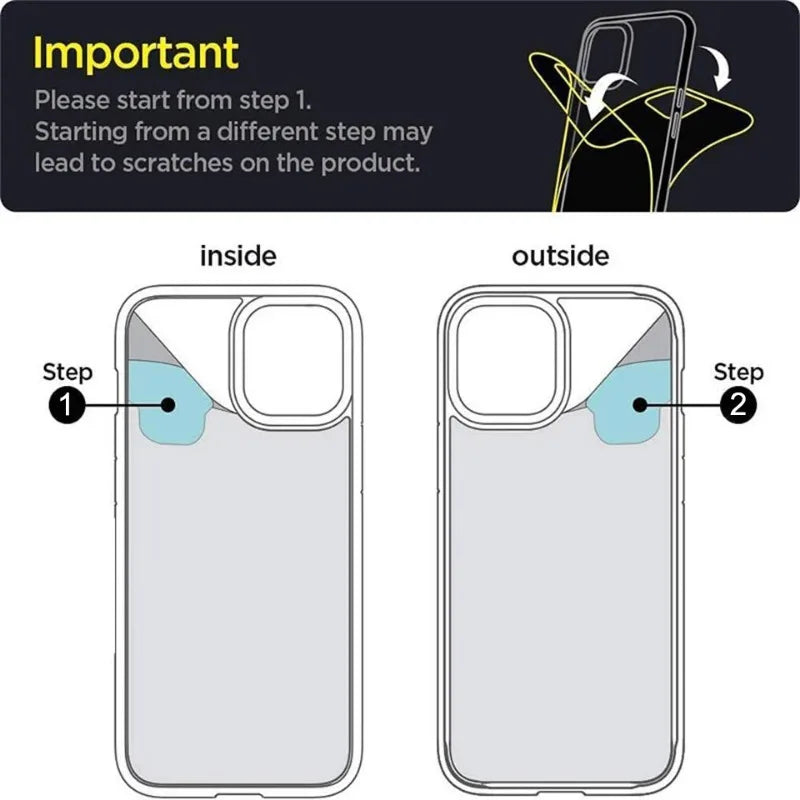 Transparente iPhone-Hülle aus PC/TPU mit Magnetring