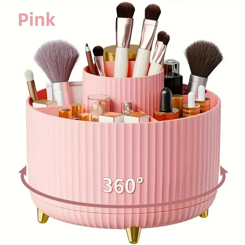 360° Makeup Organizer Drehbar Pinselhalter Lippenstift Schmuckbox 12 Varianten