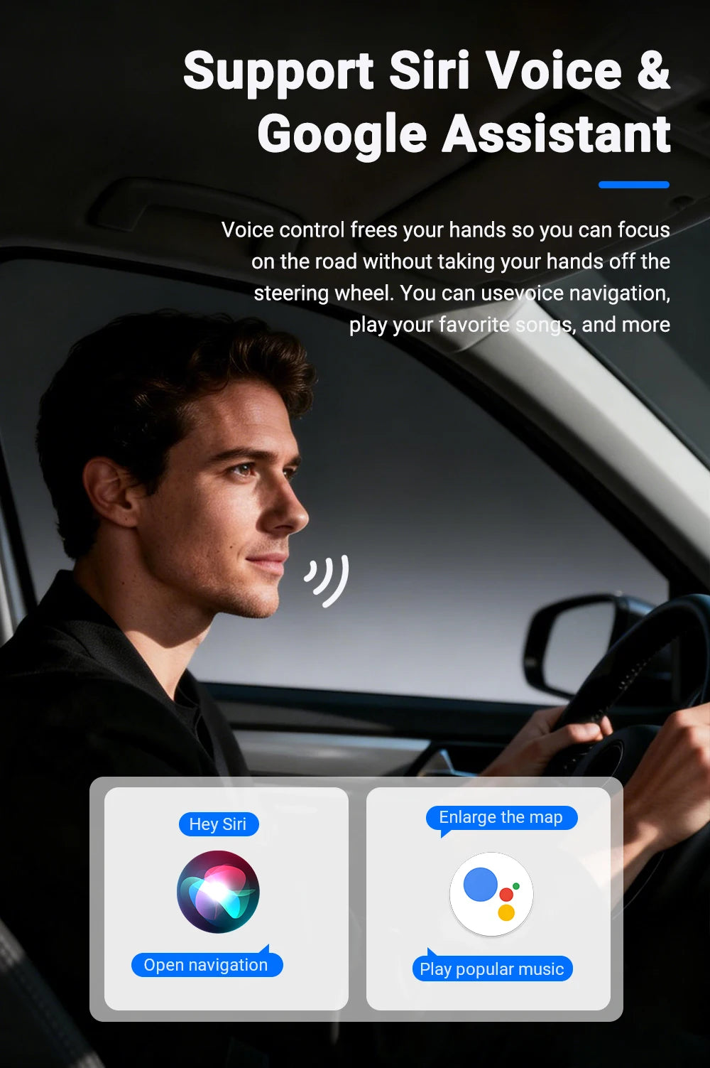 2026 Wireless CarPlay Android Auto Adapter 5G WLAN OTA Toyota Audi VW Plug Play