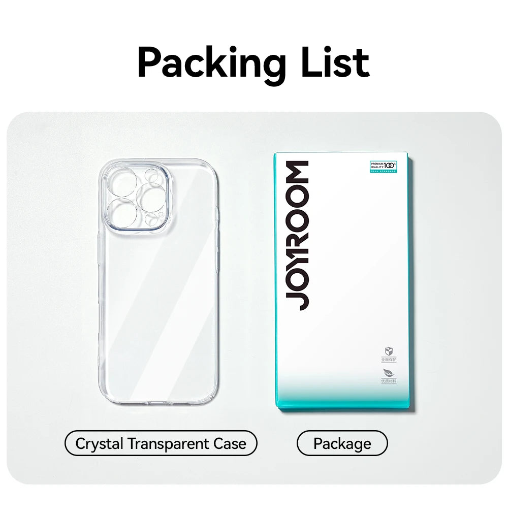 Kristallklare PC iPhone Huelle iPhone 16 17 Pro Max Produktfoto crystal clear pc case front Bild 9