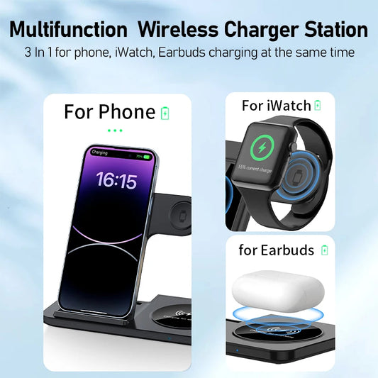 Ladestation geöffnet faltbar charger stand open foldable