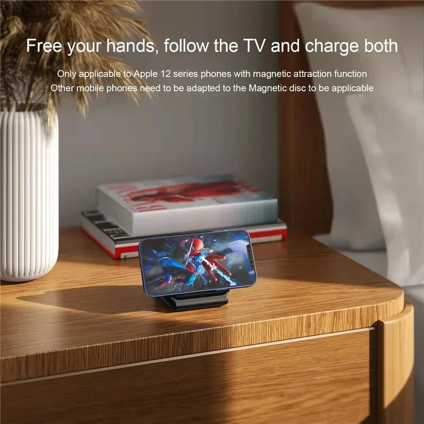Wireless Ladestation Seitenansicht elegant charger side view