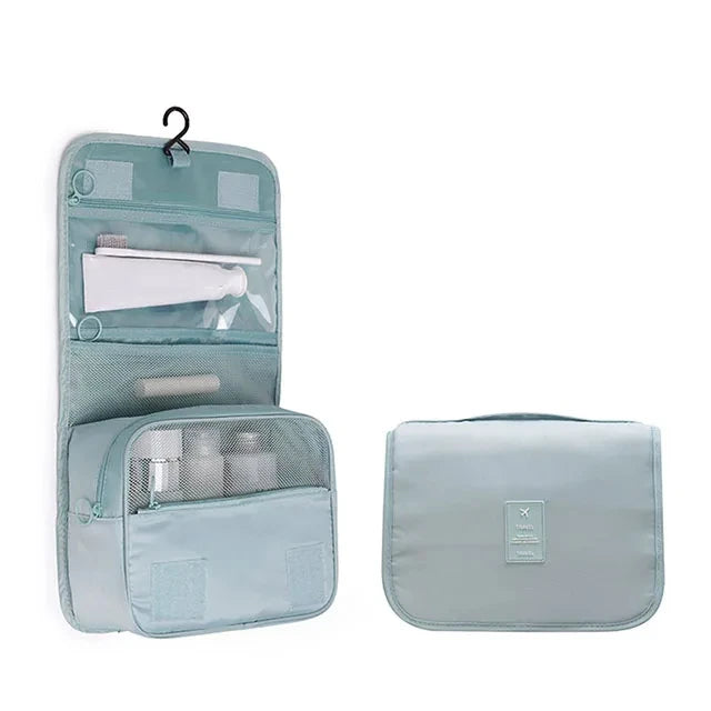 Reise Makeup Bag Wasserdicht Toilettenartikel Organizer Haken Damen 6 Farben