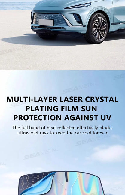 SEAMETAL Sonnenschutz faltbar Aufbewahrung foldable storage seametal sun shade car