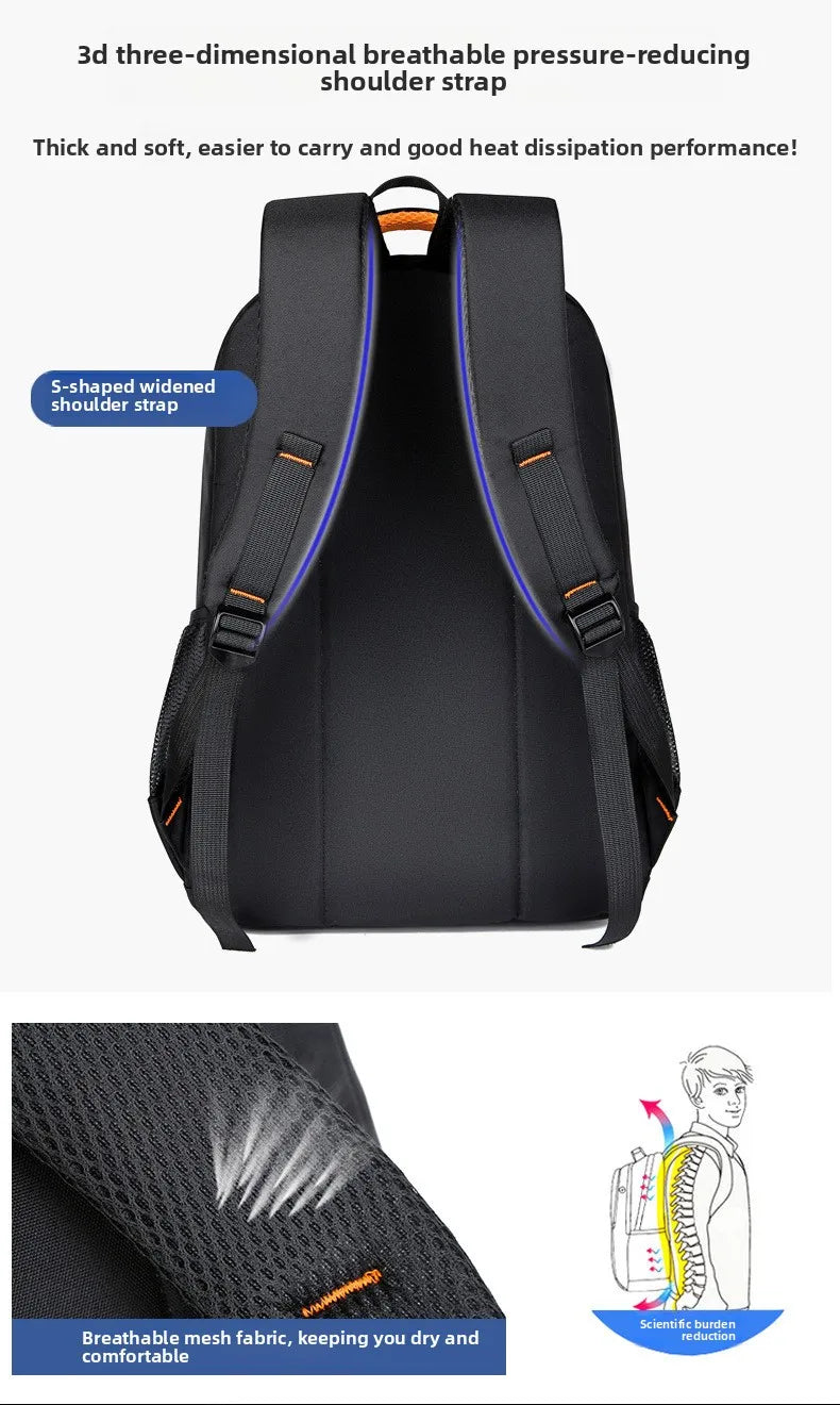 Anti-Diebstahl Laptop-Rucksack Wasserdicht USB Herren Business 15,6 Zoll Reise