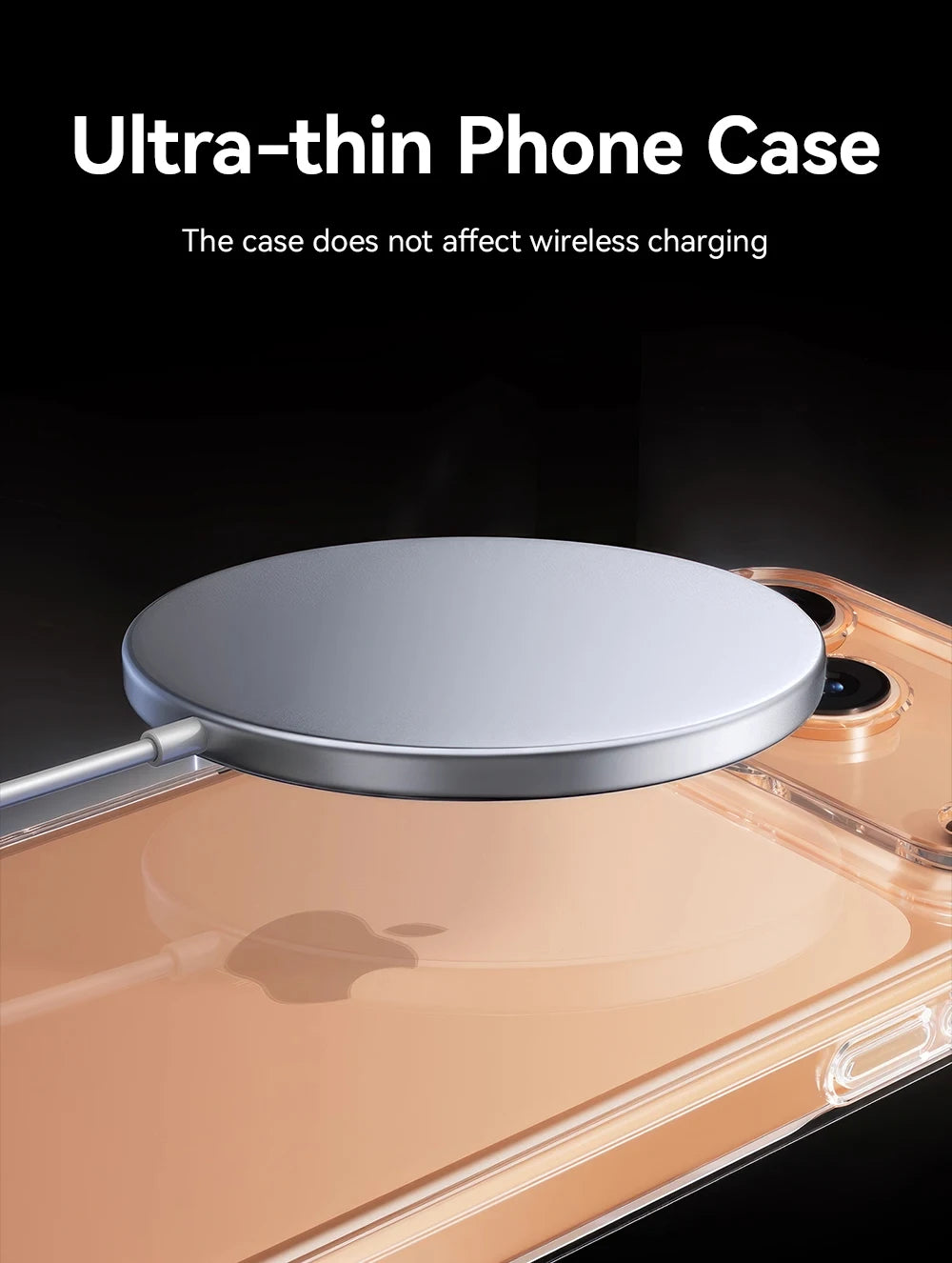Kristallklare PC iPhone Huelle iPhone 16 17 Pro Max Produktfoto crystal clear pc case front Bild 18