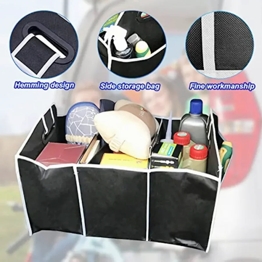 Organizer im PKW-Kofferraum car trunk organizer installed sedan