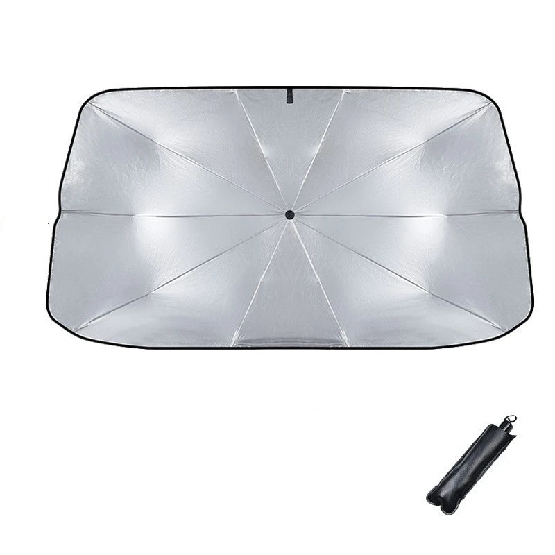 Größenvergleich Sonnenschutz klein groß small large size comparison car sunshade